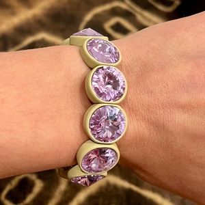Roxanne Assoulin crystal 'Hip Hop But Not' stretch bracelet.